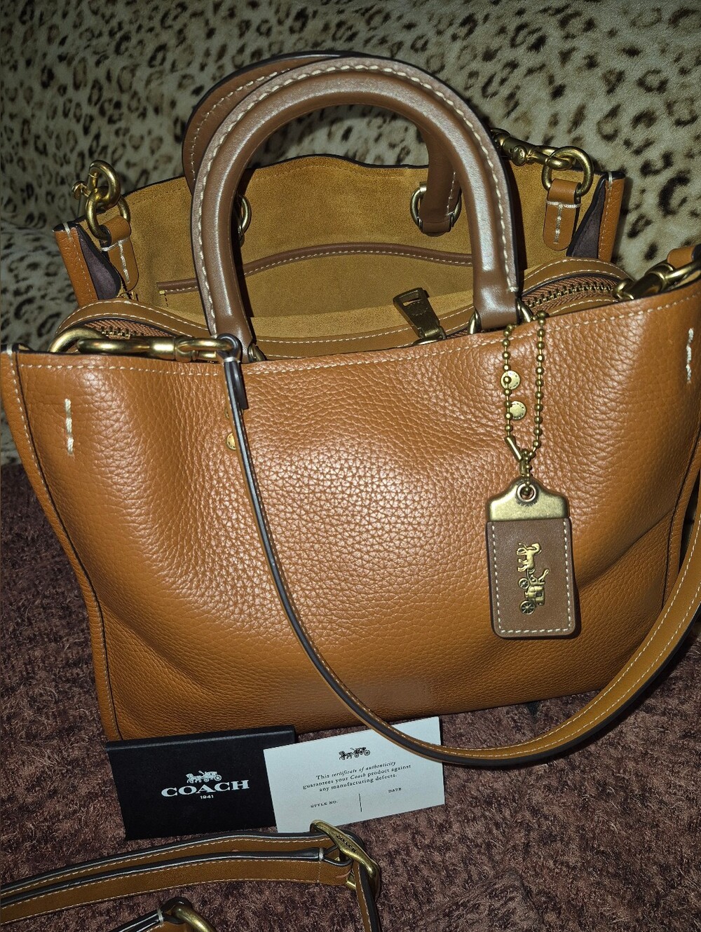 Coach RARE Colorblock Rogue 30! - Picture 2 of 16